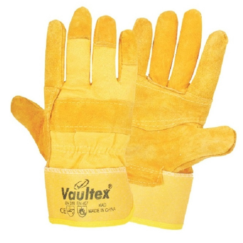 PATCHED PALM LEATHER WORKING GLOVES